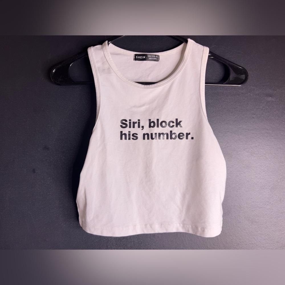 Hey siri block his number shirt
